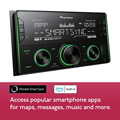 Pioneer MVH-S622BS Double DIN, Amazon Alexa, Pioneer Smart Sync, Bluetooth, Android, iPhone - Audio Digital Media Receiver Pioneer MVH-S622BS Double DIN, Amazon Alexa, Pioneer Smart Sync, Bluetooth, Android, iPhone - Audio Digital Media Receiver